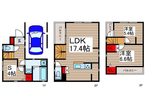 Kolet葛飾細田#02の物件間取画像